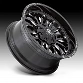 Fuel Arc D795 Gloss Black Milled Custom Truck Wheels 2